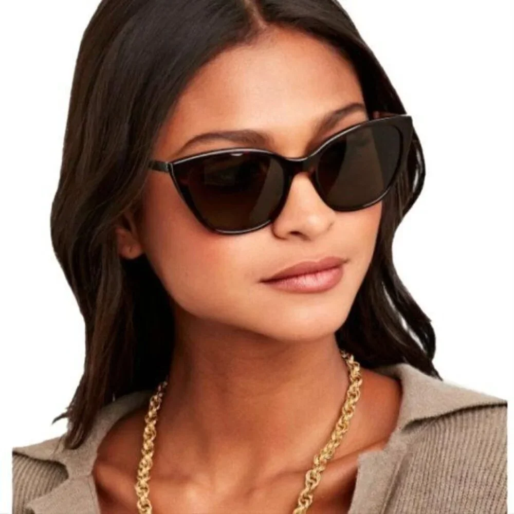 NWT Yves Saint Laurent SLM69-002 Black 56mm Sunglasses - Picture 4 of 12